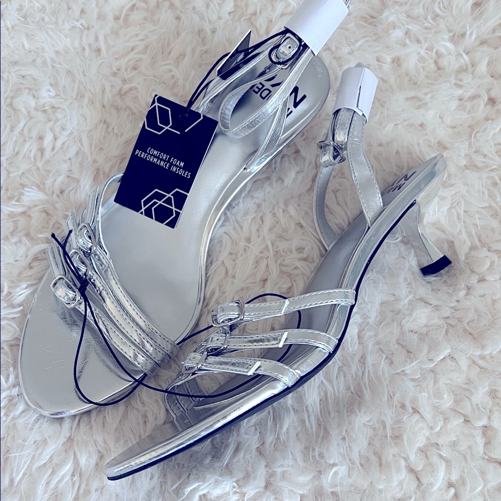 Strappy Kitten  Heel Sandals.